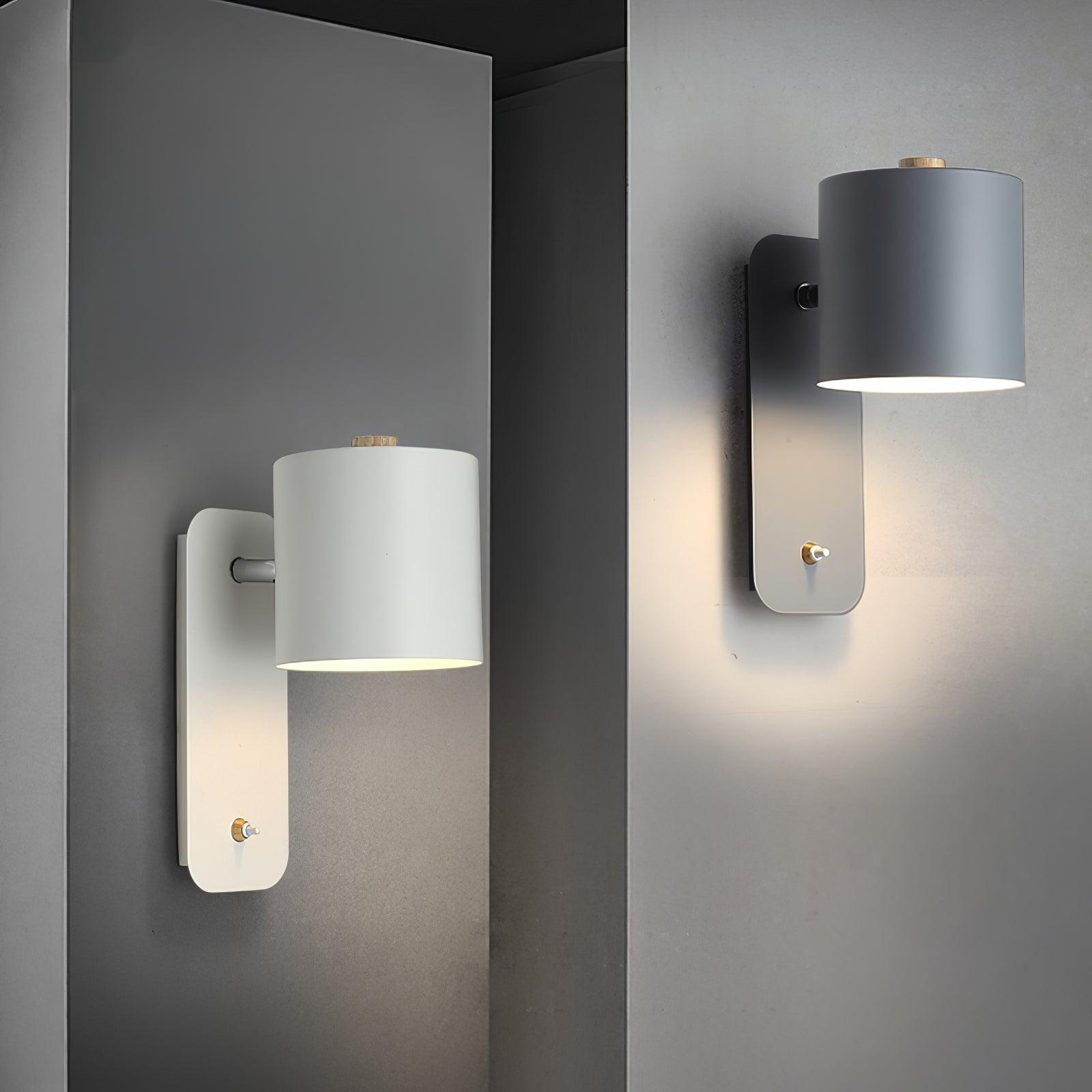 Lustra Applique Murale Cylindrique Rotative - Neutralighting