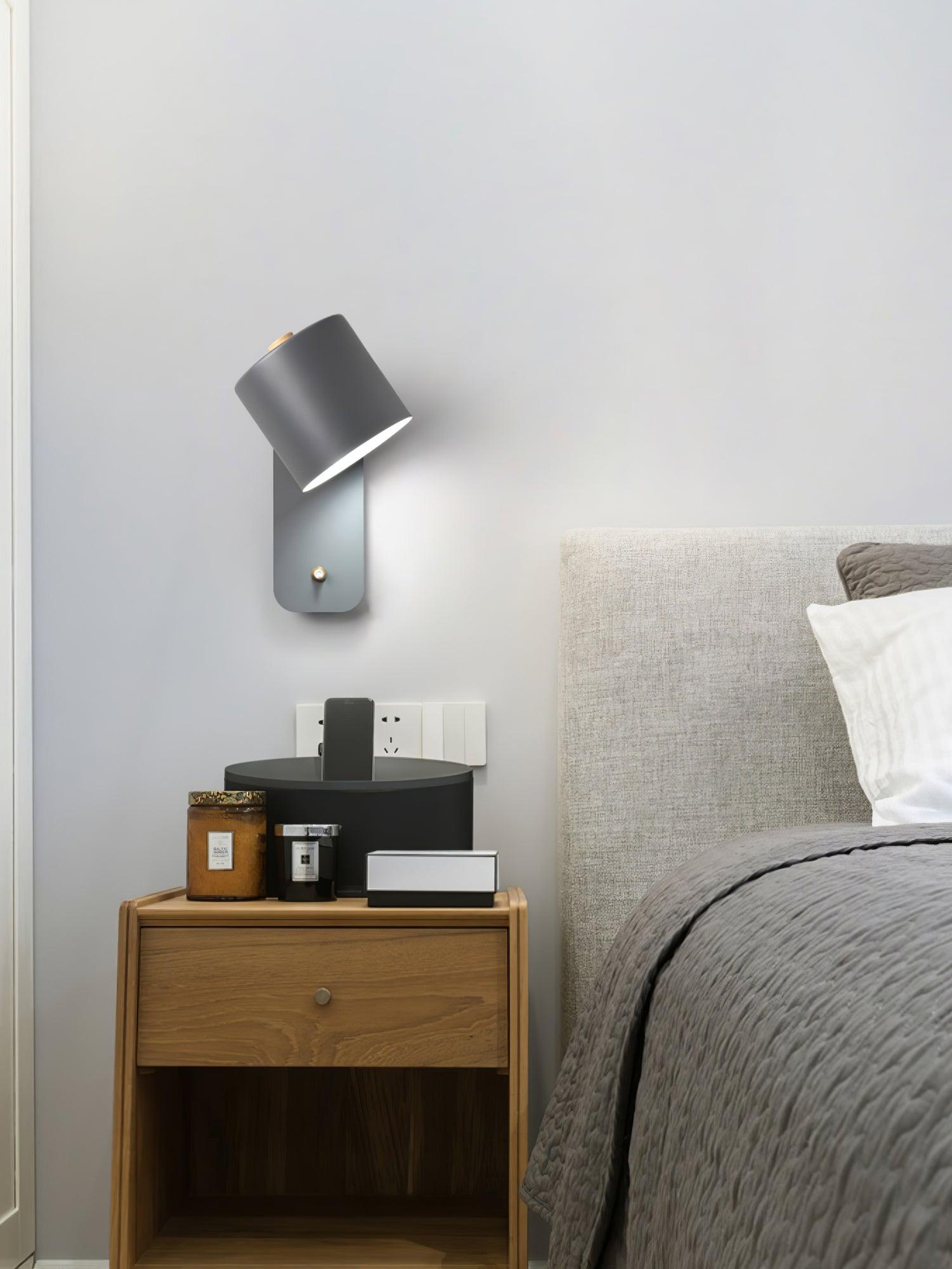 Lustra Applique Murale Cylindrique Rotative - Neutralighting