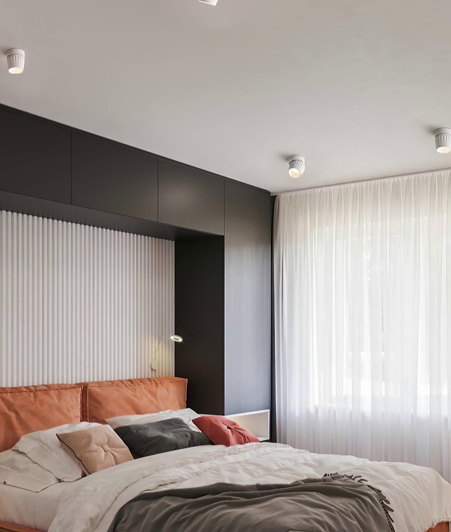 Solara Projecteur aluminium nervuré rotatif minimaliste - Neutralighting