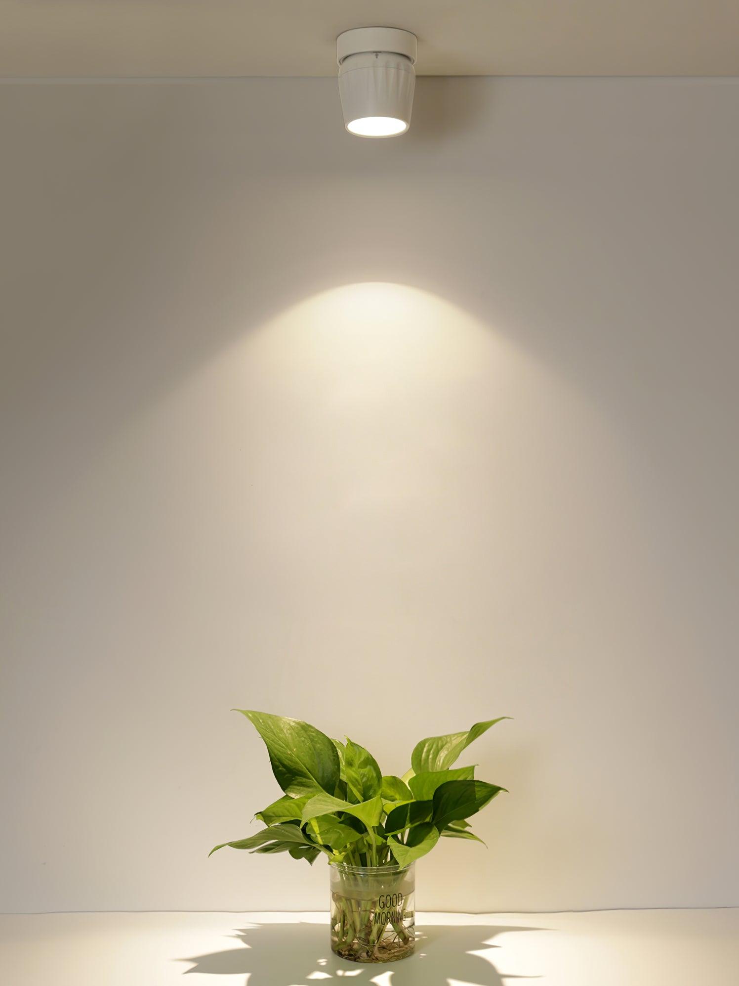 Solara Projecteur aluminium nervuré rotatif minimaliste - Neutralighting