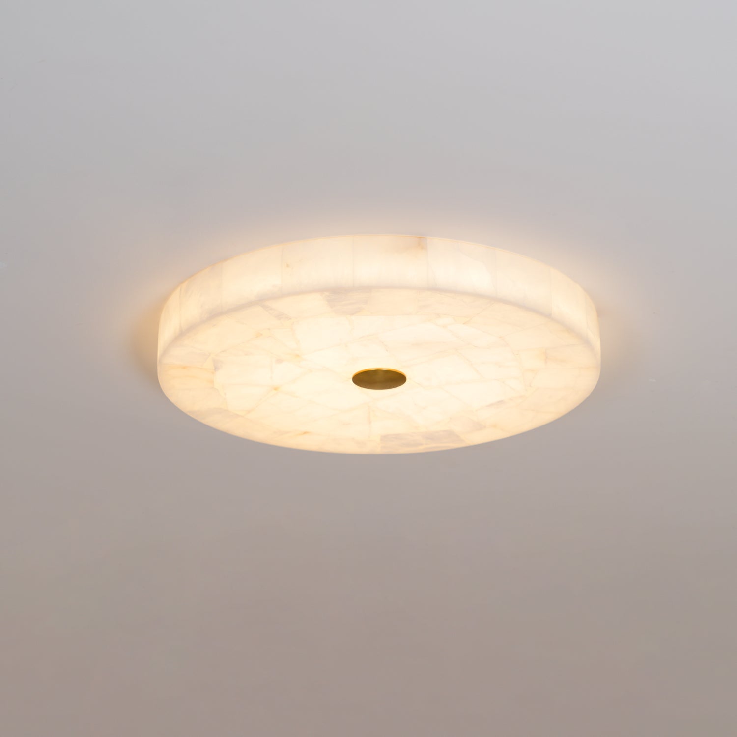 Delya Plafonnier Albâtre LED Rond