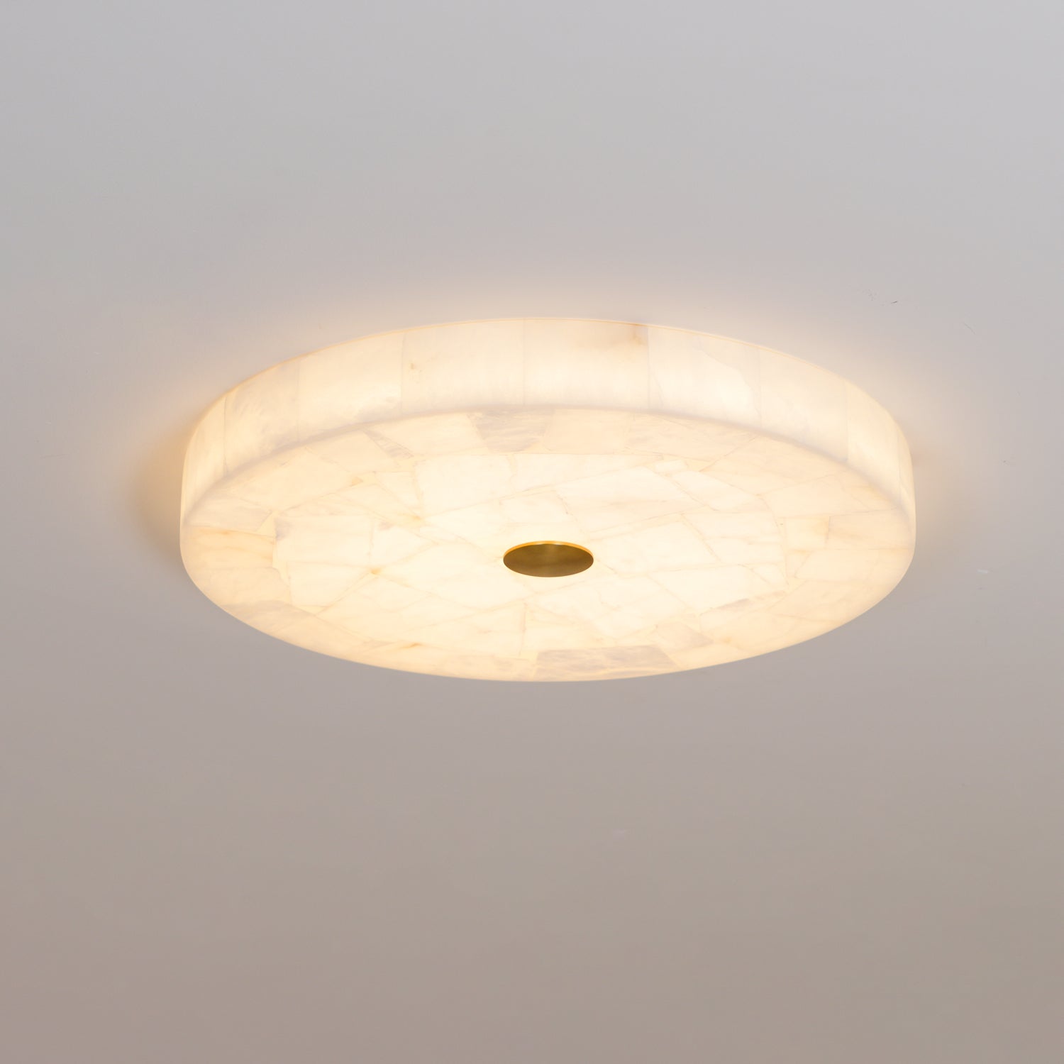 Delya Plafonnier Albâtre LED Rond