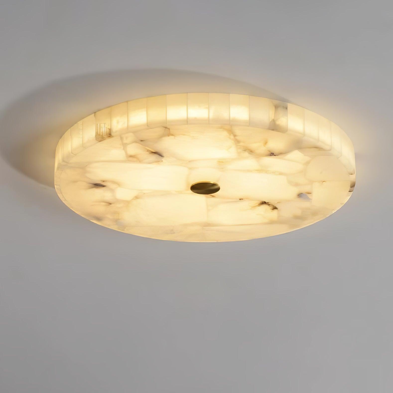 Delya Plafonnier Albâtre LED Rond