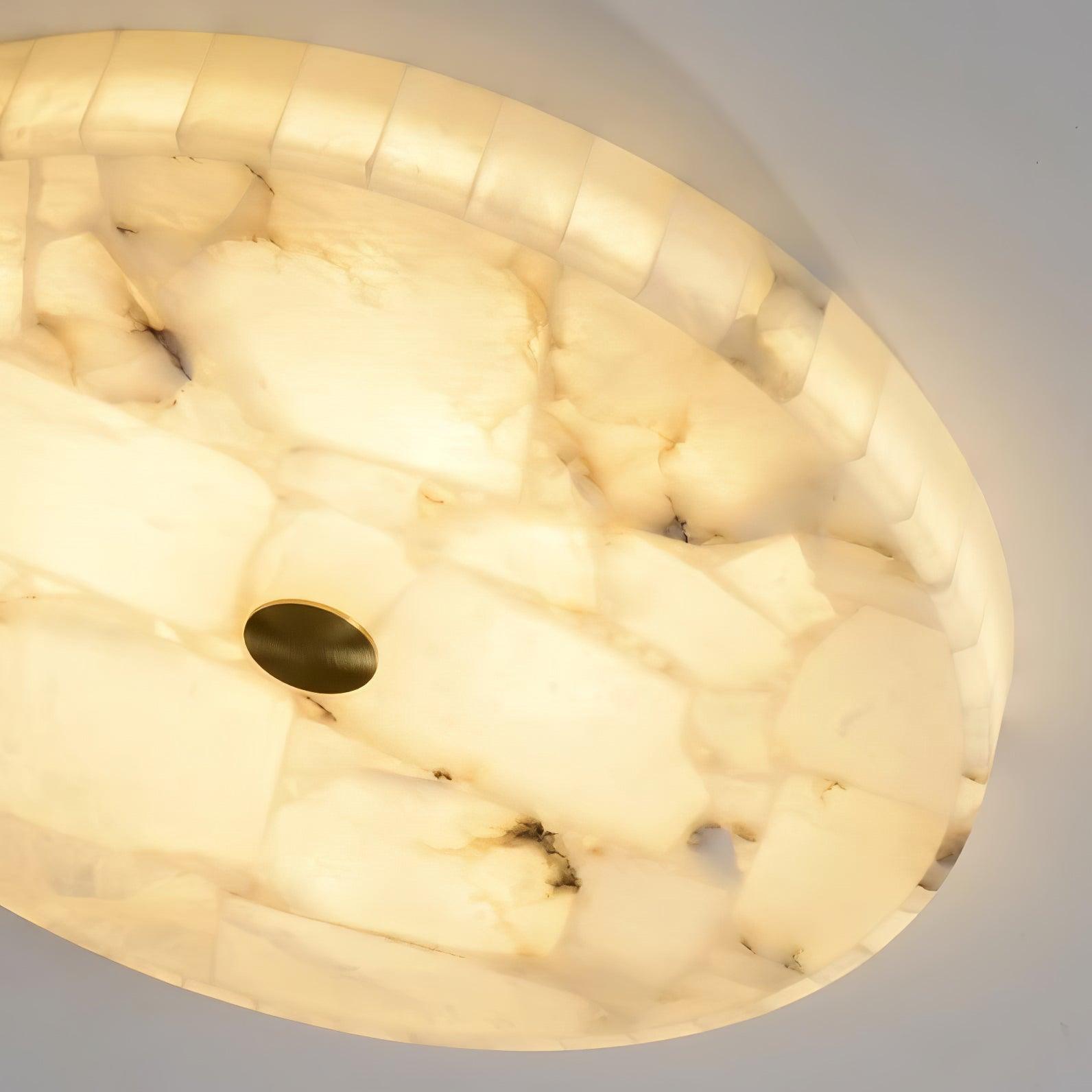 Delya Plafonnier Albâtre LED Rond