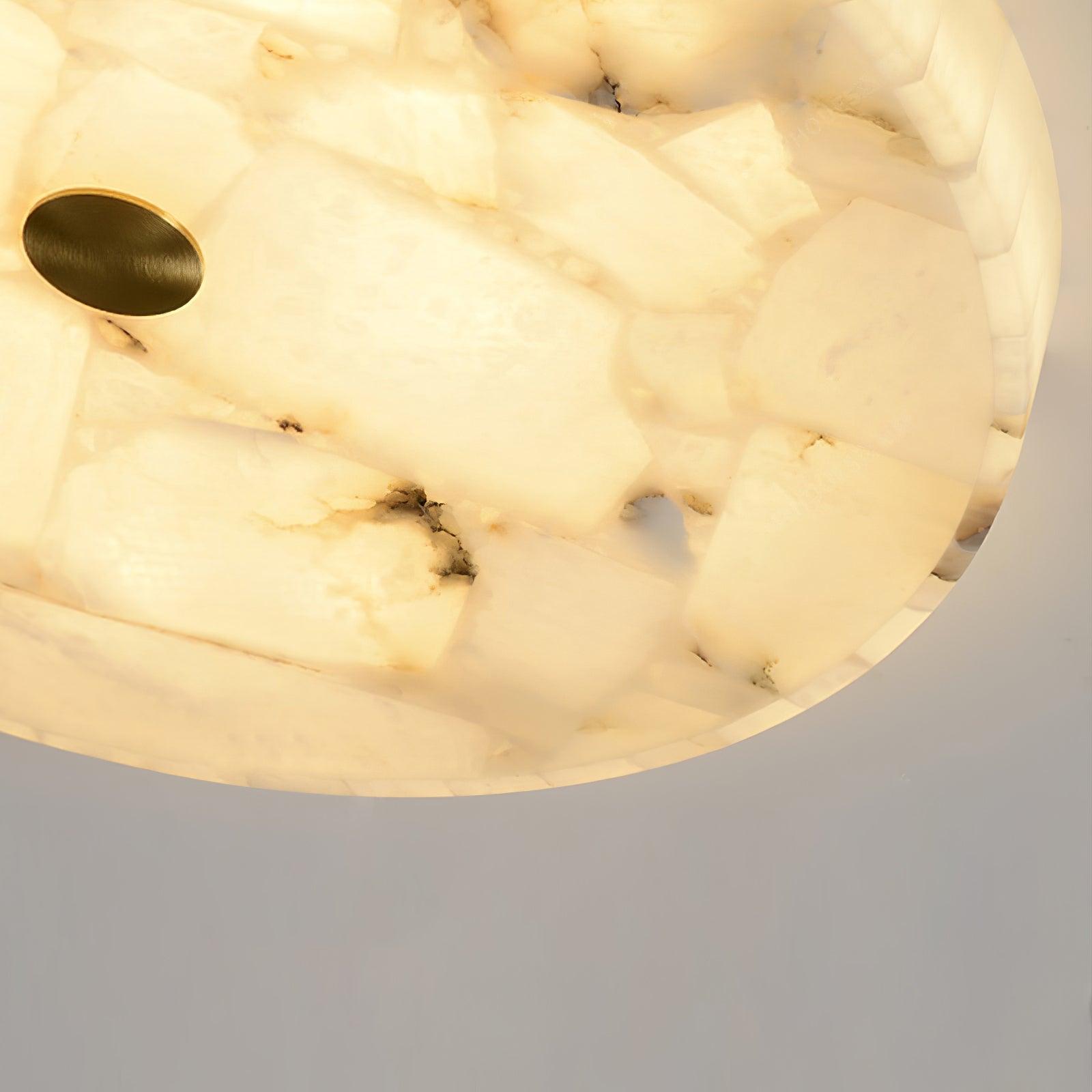 Delya Plafonnier Albâtre LED Rond