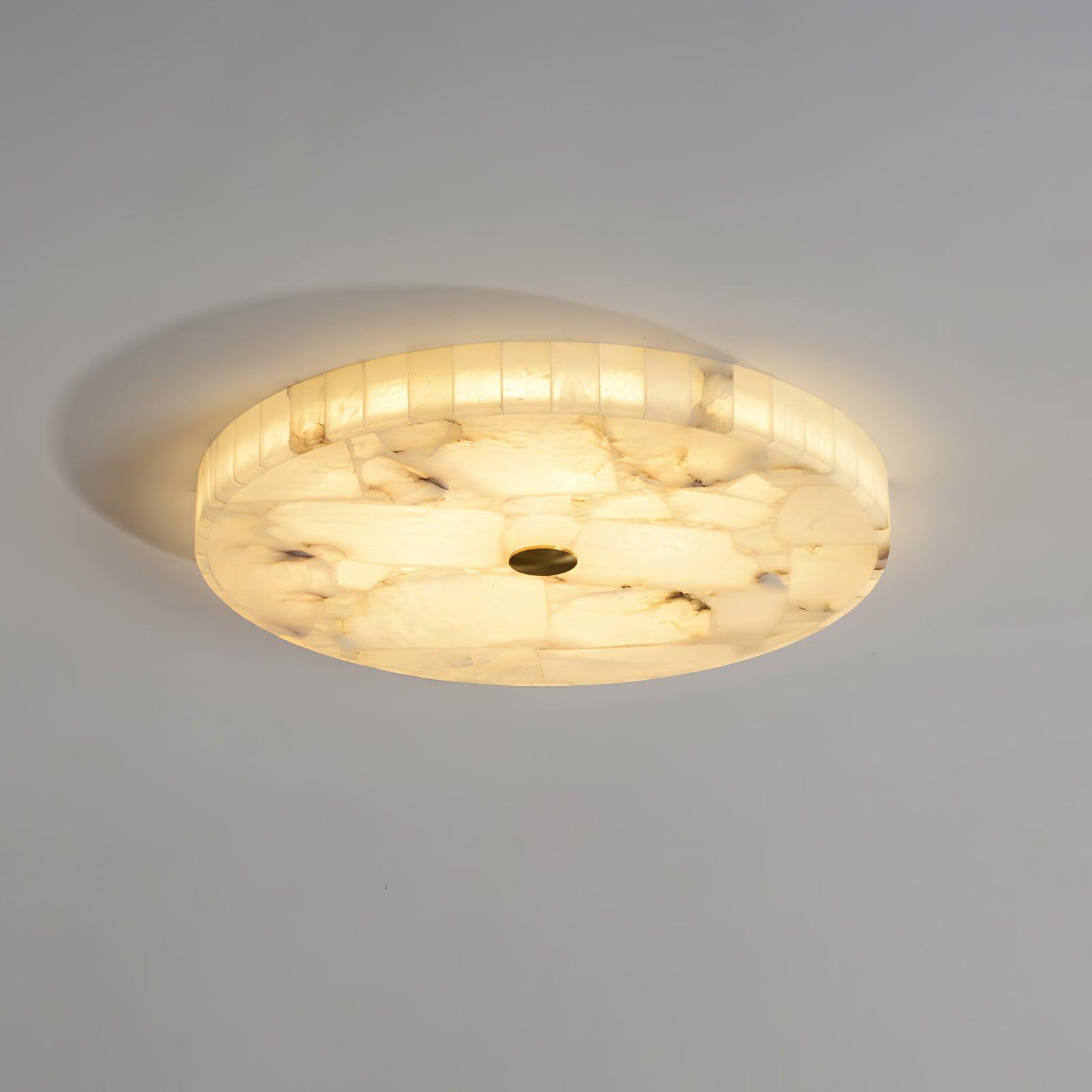 Delya Plafonnier Albâtre LED Rond
