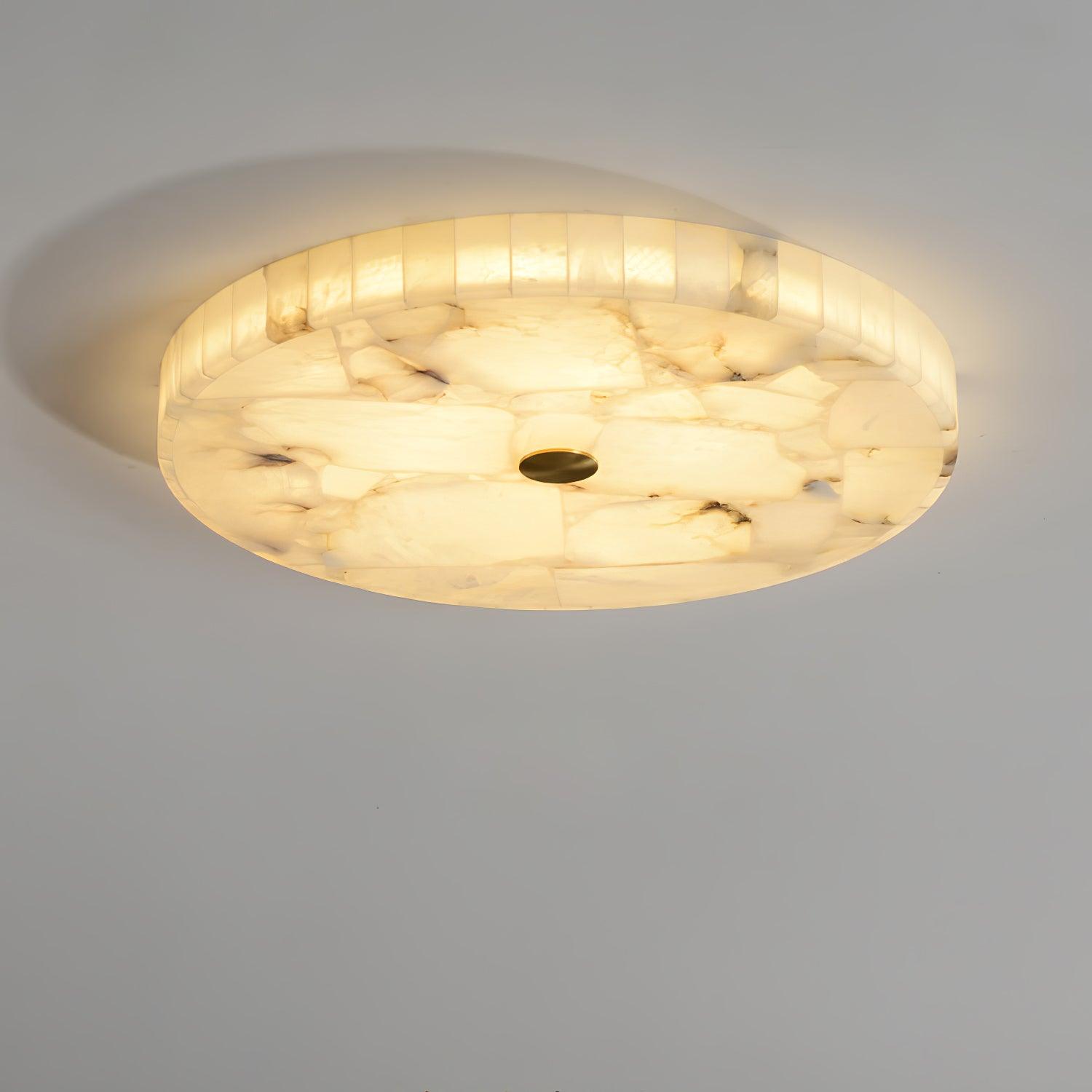 Delya Plafonnier Albâtre LED Rond