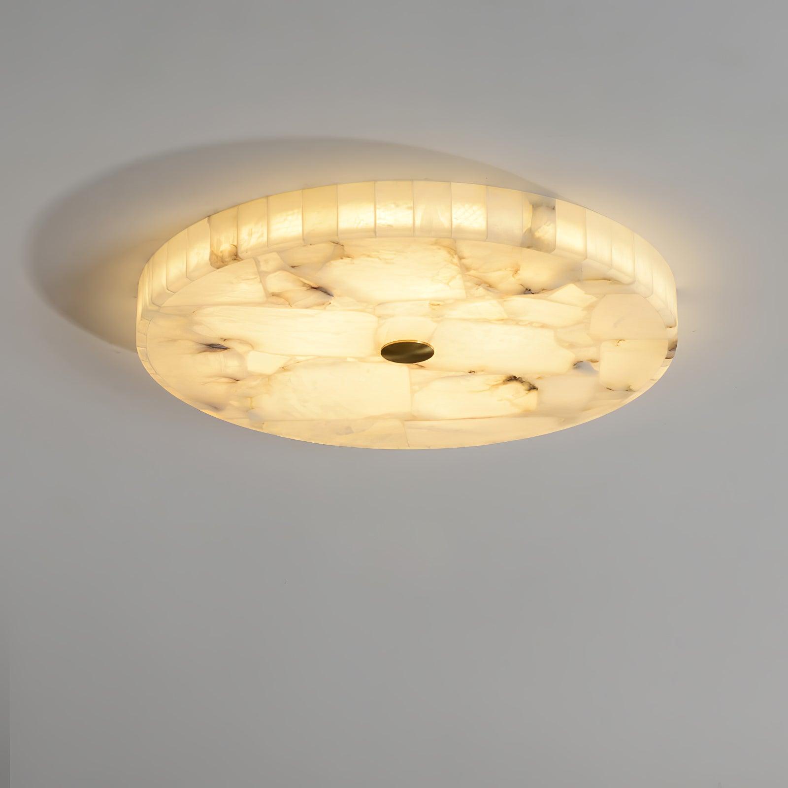 Delya Plafonnier Albâtre LED Rond