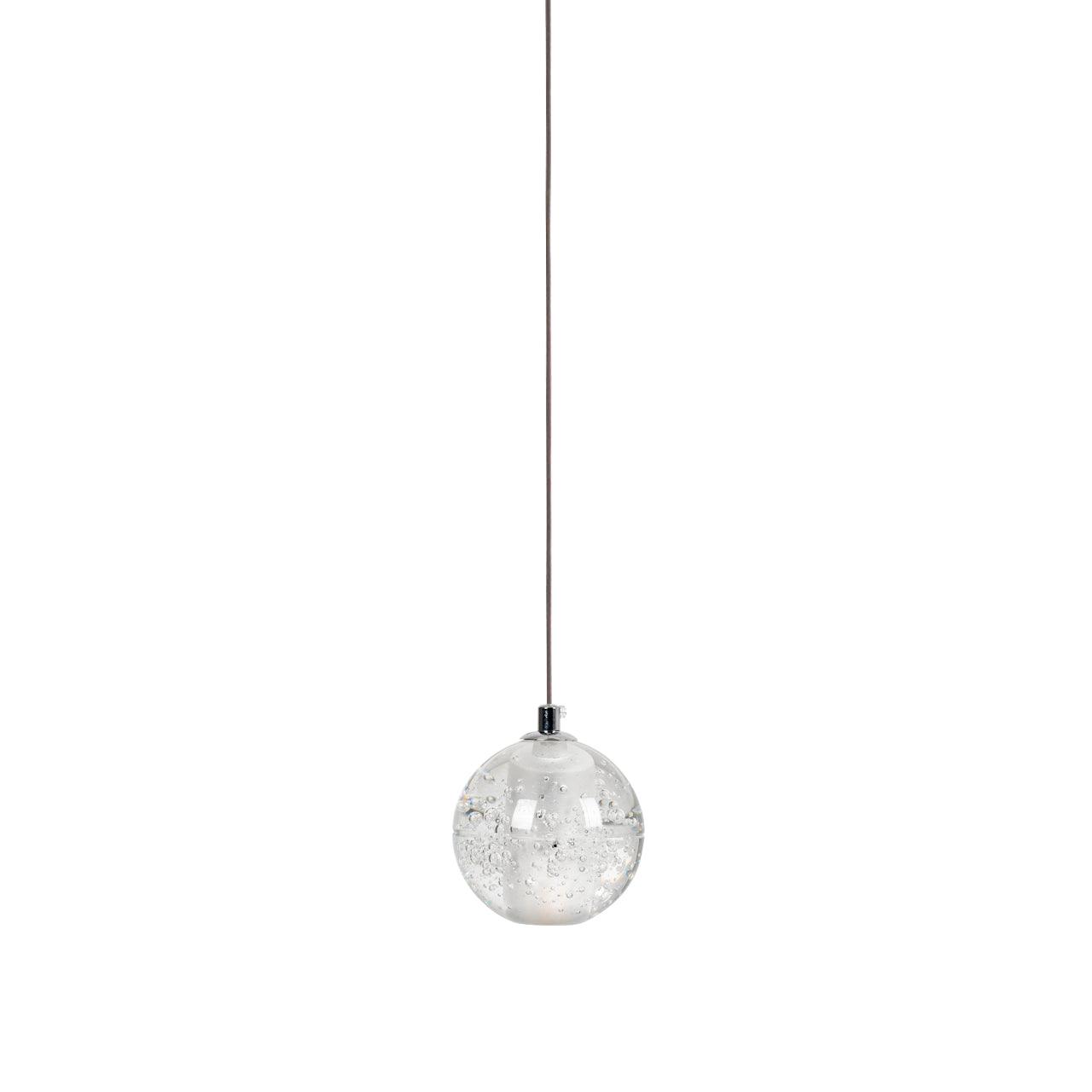 Round Lustre Groupe Suspendu Gouttes de Cristal - Neutralighting