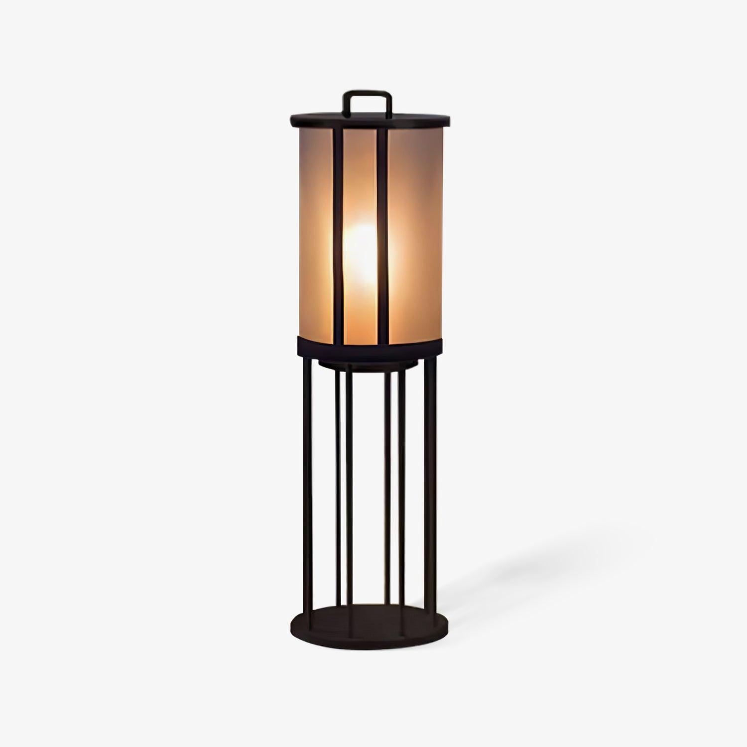 Ray Round Pillar Lantern Outdoor Light - Letslighting