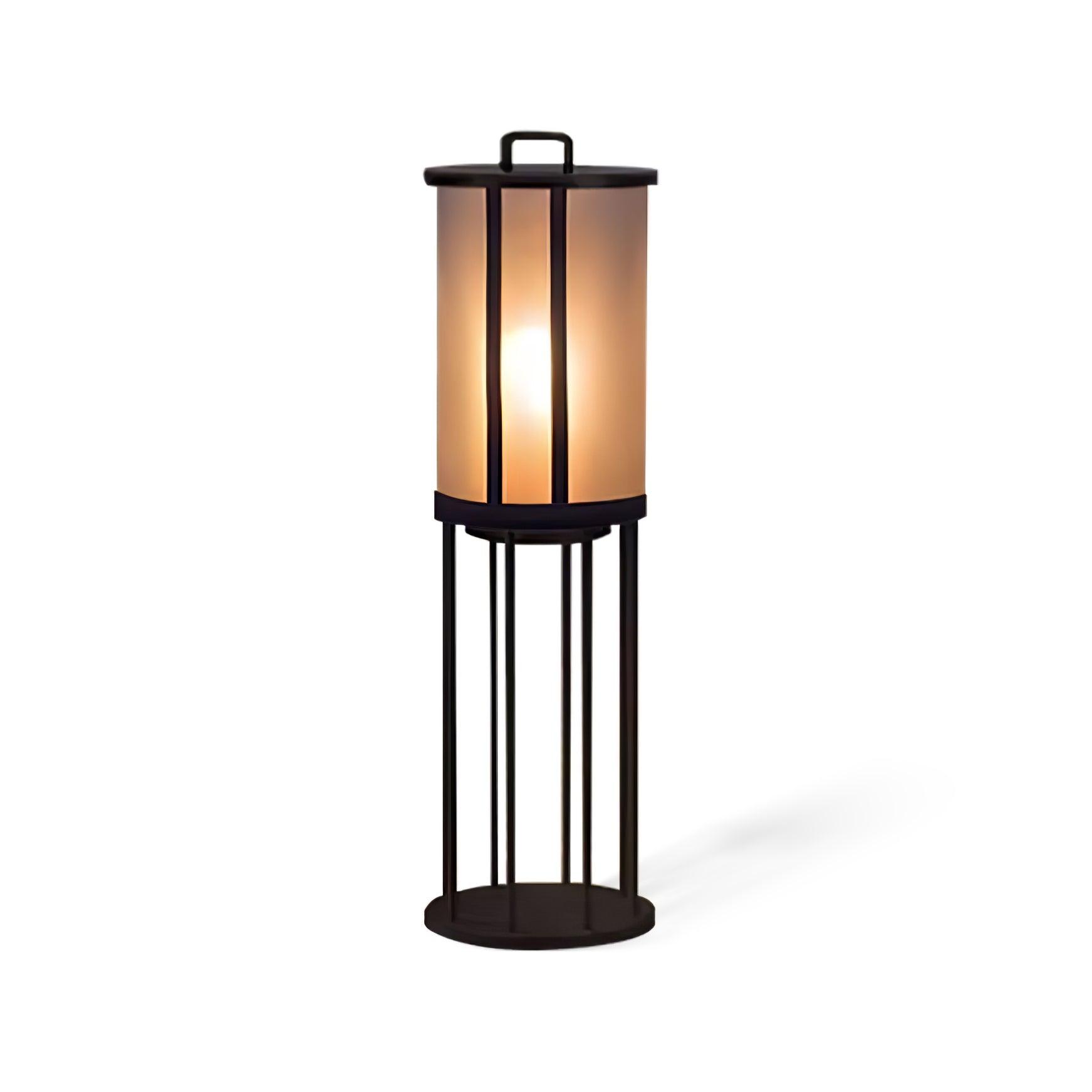 Ray Round Pillar Lantern Outdoor Light - Letslighting