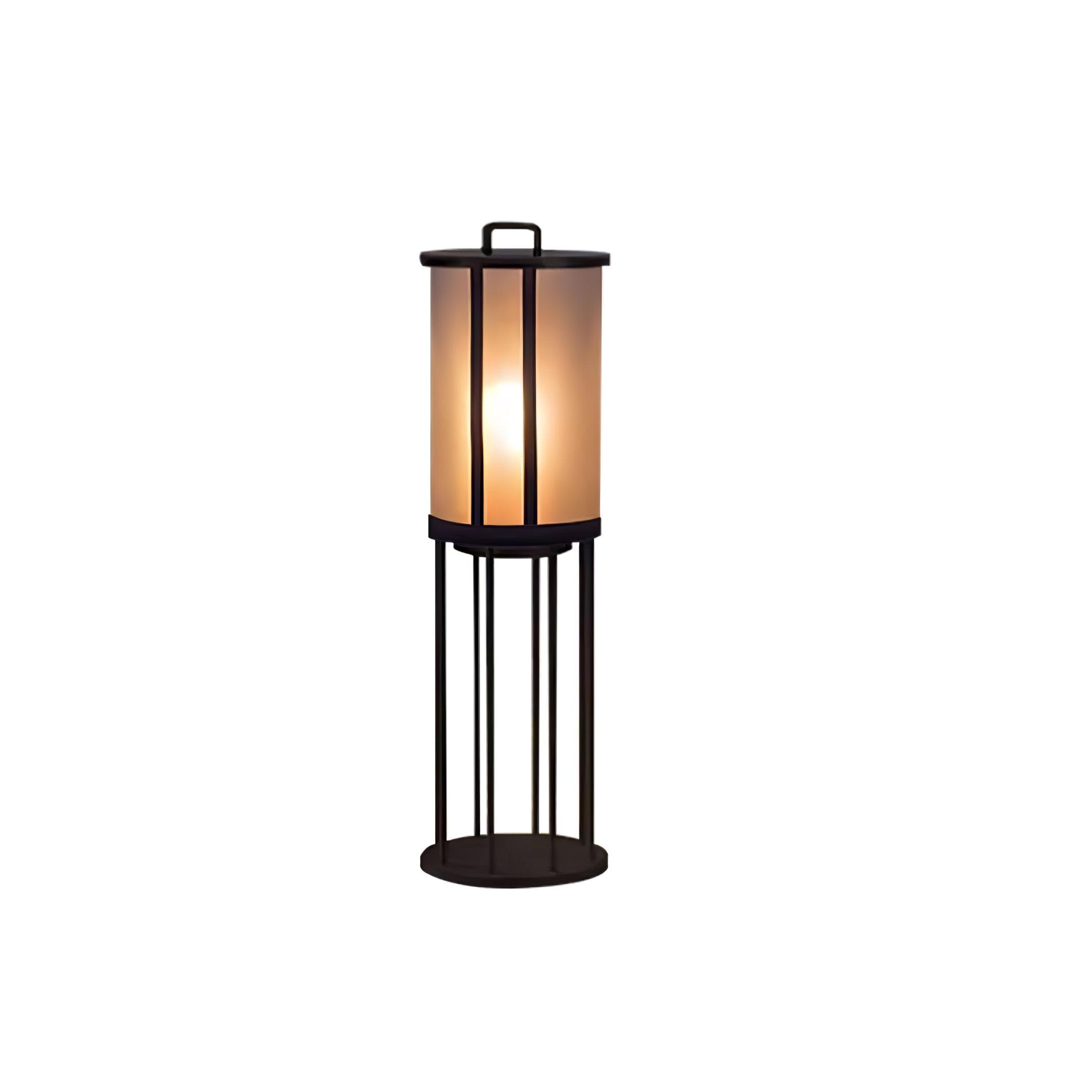 Ray Round Pillar Lantern Outdoor Light - Letslighting