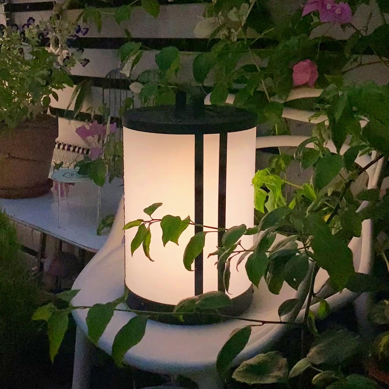 Ray Round Pillar Lantern Outdoor Light - Letslighting