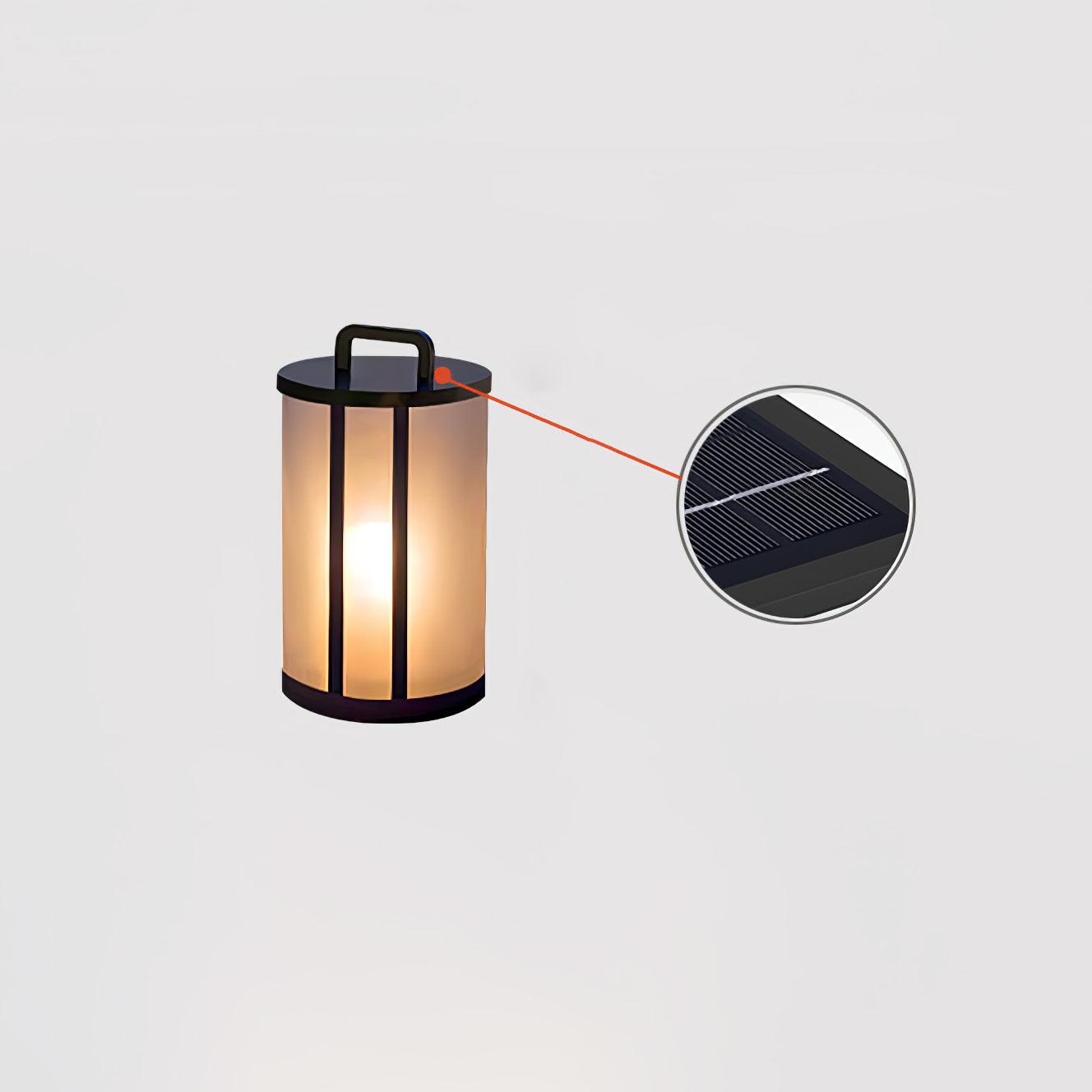 Ray Round Pillar Lantern Outdoor Light - Letslighting
