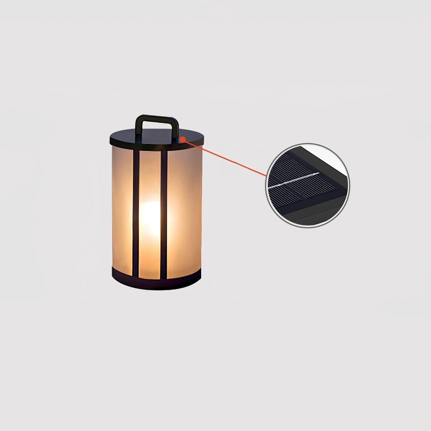 Ray Round Pillar Lantern Outdoor Light - Letslighting