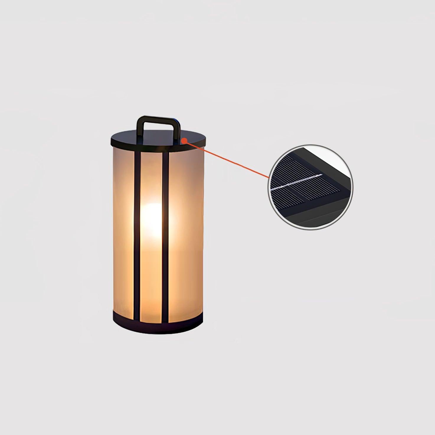Ray Round Pillar Lantern Outdoor Light - Letslighting