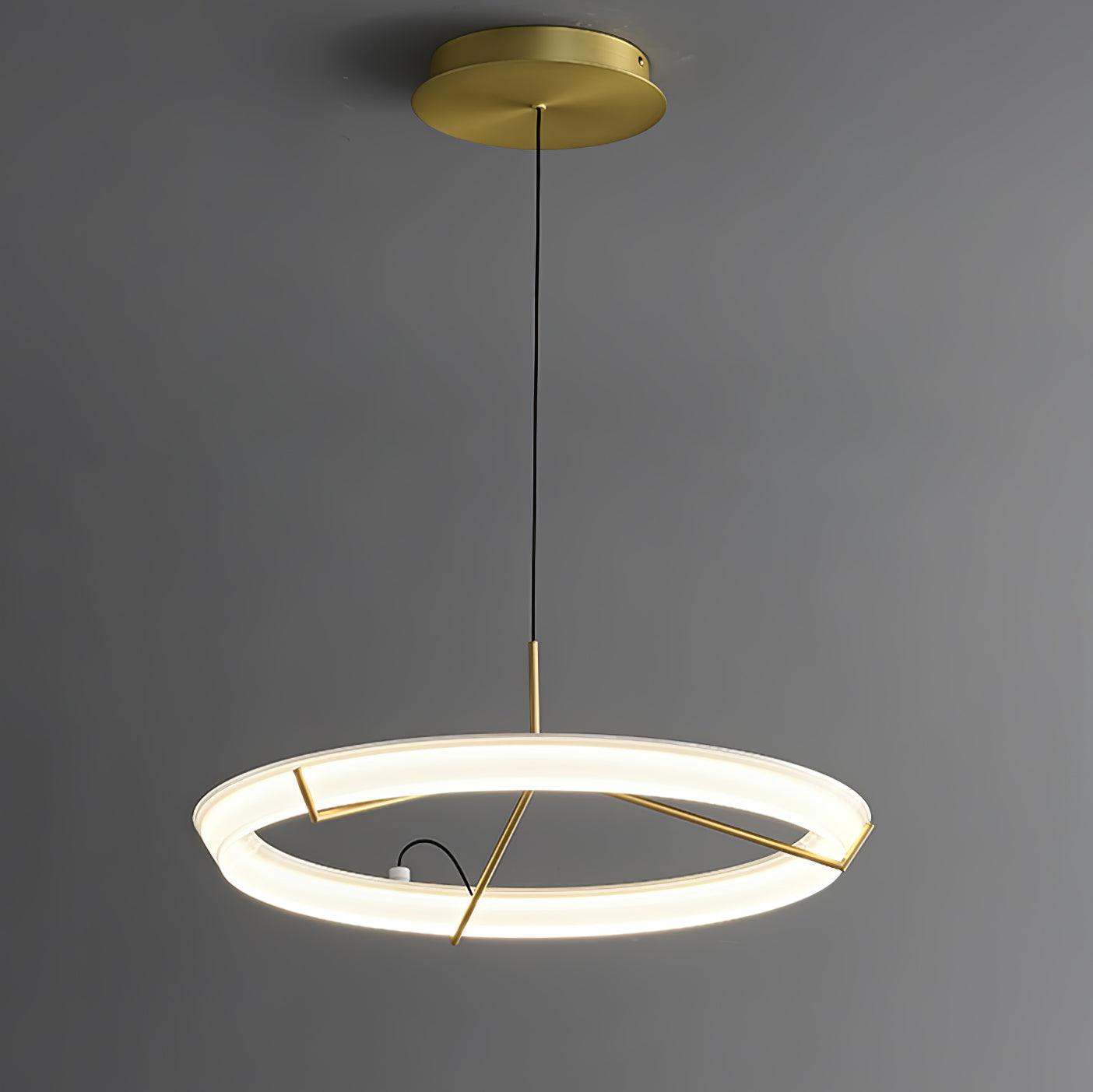 Vielle Lampe Suspendue Circulaire Élégante Moderne Ronde - Neutralighting