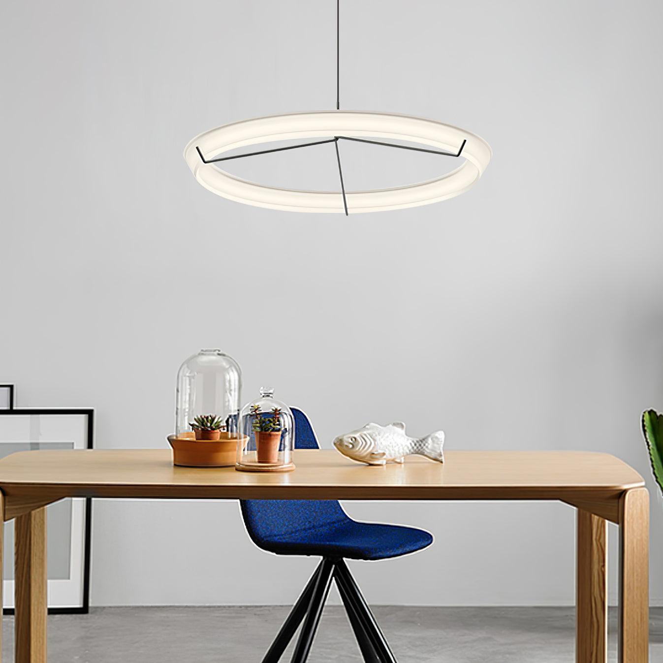 Vielle Lampe Suspendue Circulaire Élégante Moderne Ronde - Neutralighting