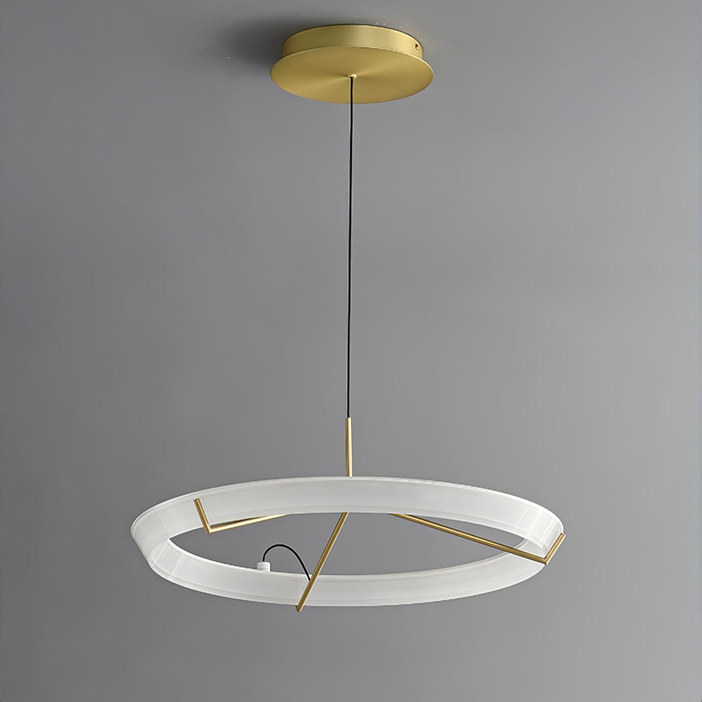 Vielle Lampe Suspendue Circulaire Élégante Moderne Ronde - Neutralighting