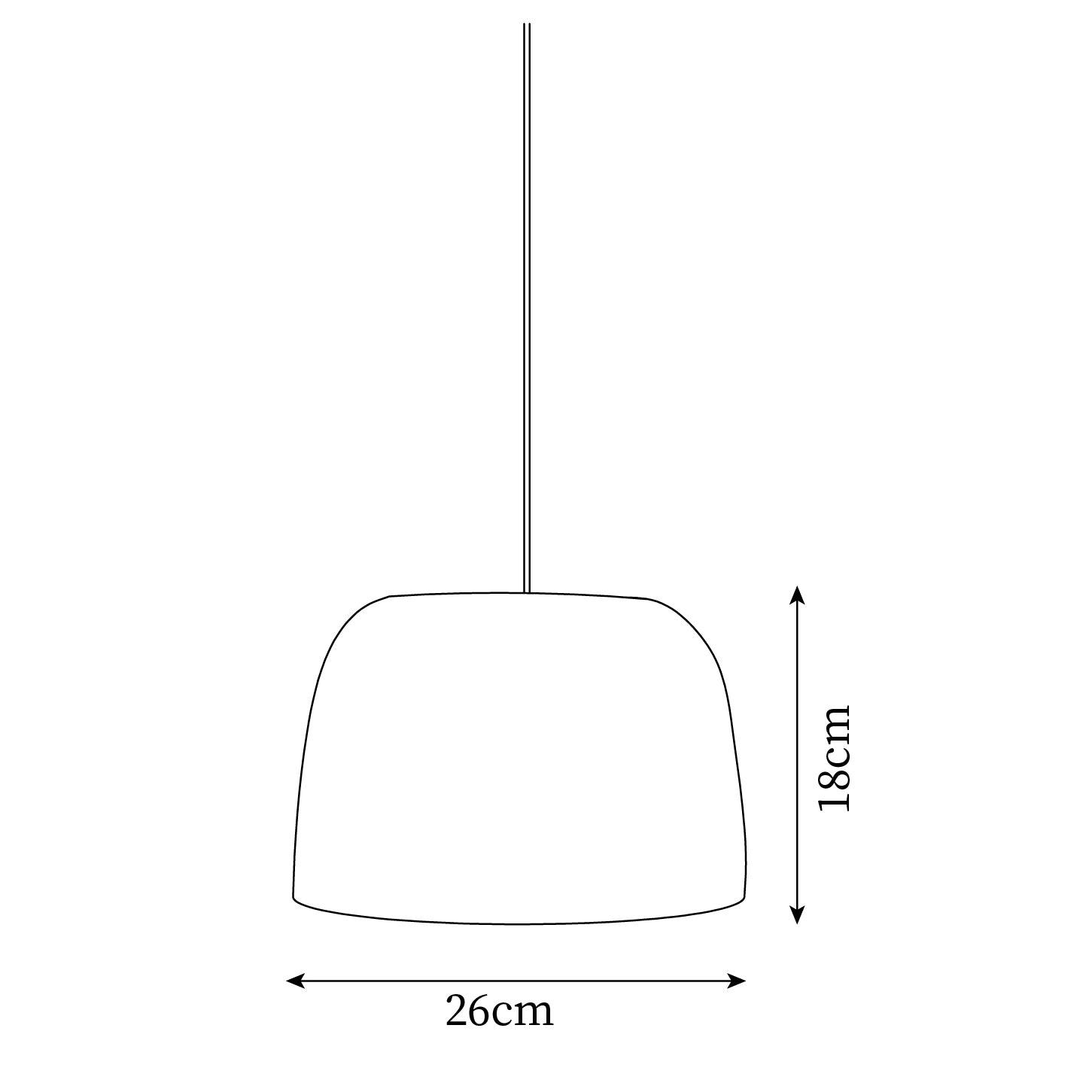 Roxboro Lampe Suspendue en Forme de Dôme Brillant - Neutralighting