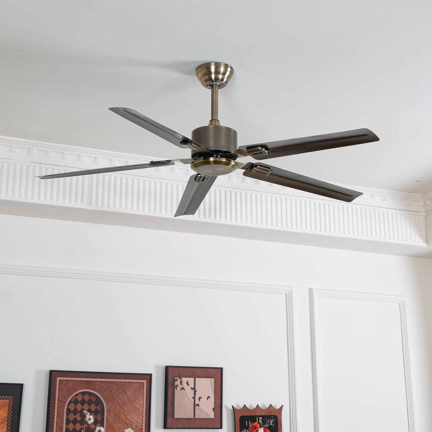 Ventilateur de plafond Vosolara Premium en finition noire