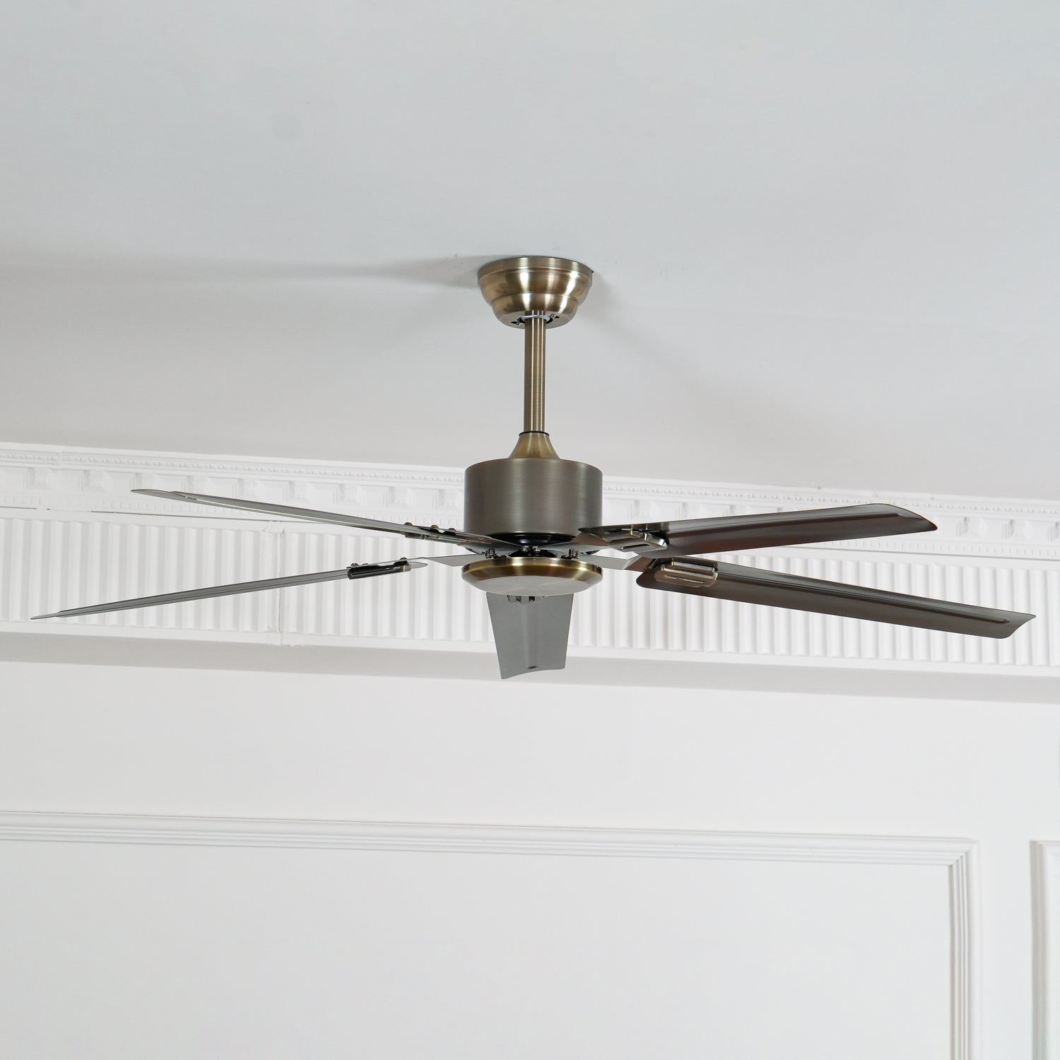 Ventilateur de plafond Vosolara Premium montrant les dimensions du produit