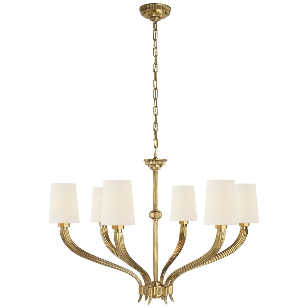Olnoran Lustre Industriel Vintage Canne de Rivière Tissu - Neutralighting