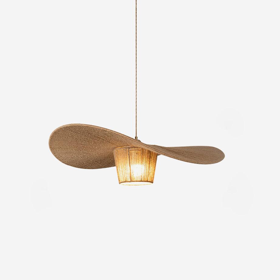 Rustique Chapeau Chanvre Suspension - Neutralighting