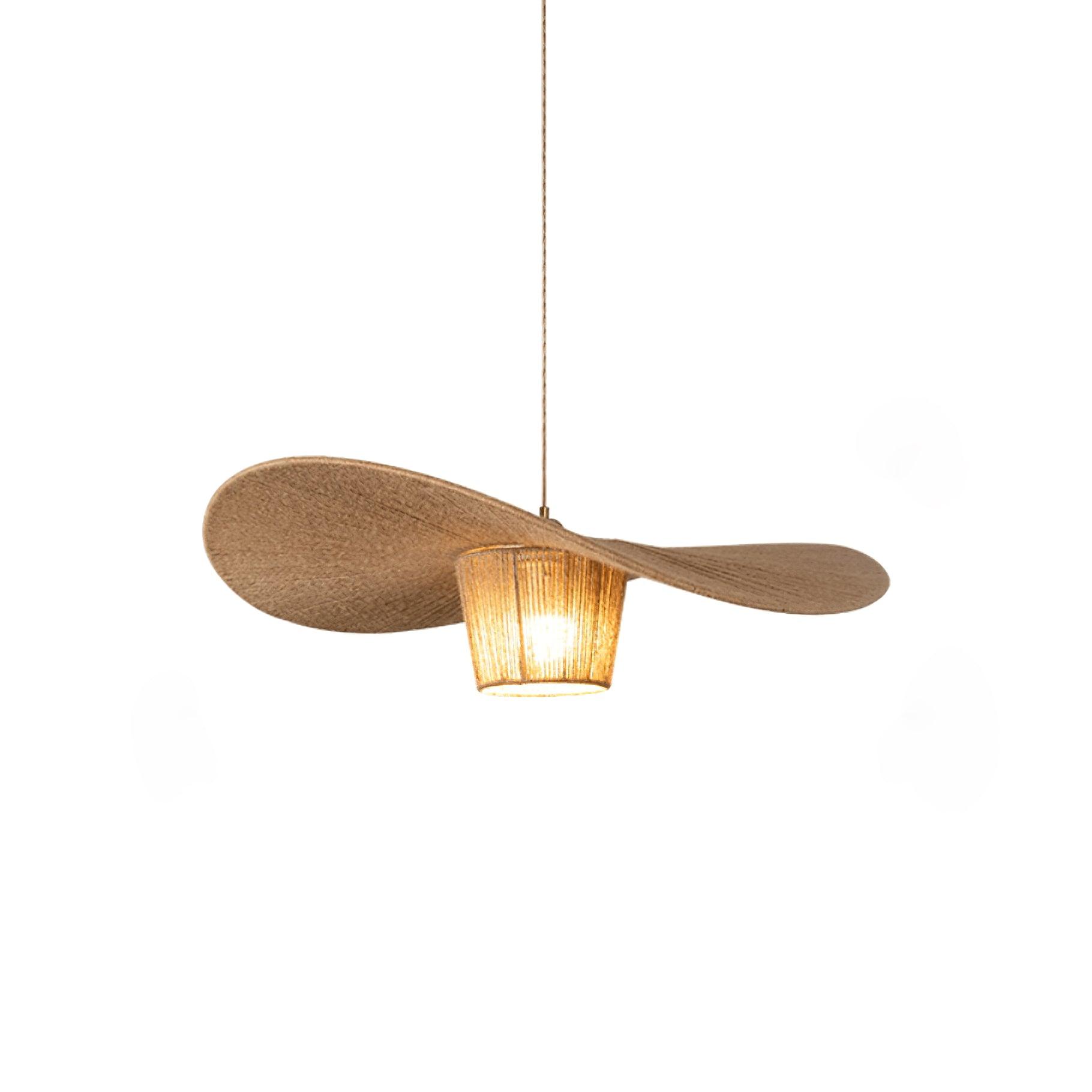Rustique Chapeau Chanvre Suspension - Neutralighting