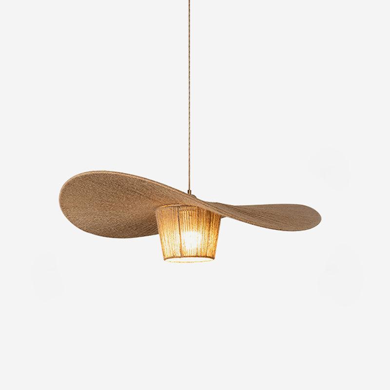 Rustique Chapeau Chanvre Suspension - Neutralighting
