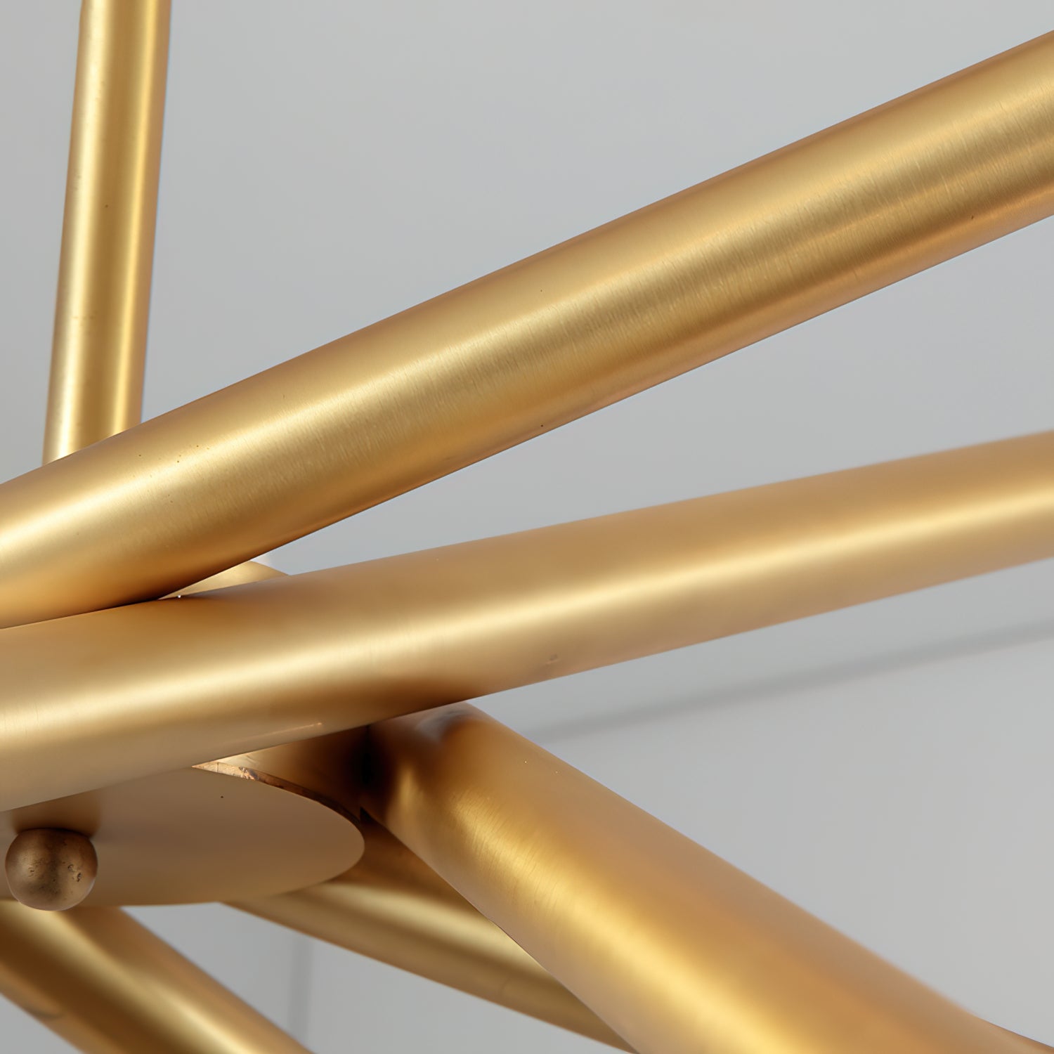 Erliren Modern Minimalist Metal Chandelier - Lamp Copper