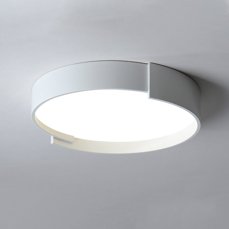 Arisha Plafonnier Rond Moderne, Métal/Acrylique, Blanc/Gris/Vert/Doré, Salon - Neutralighting