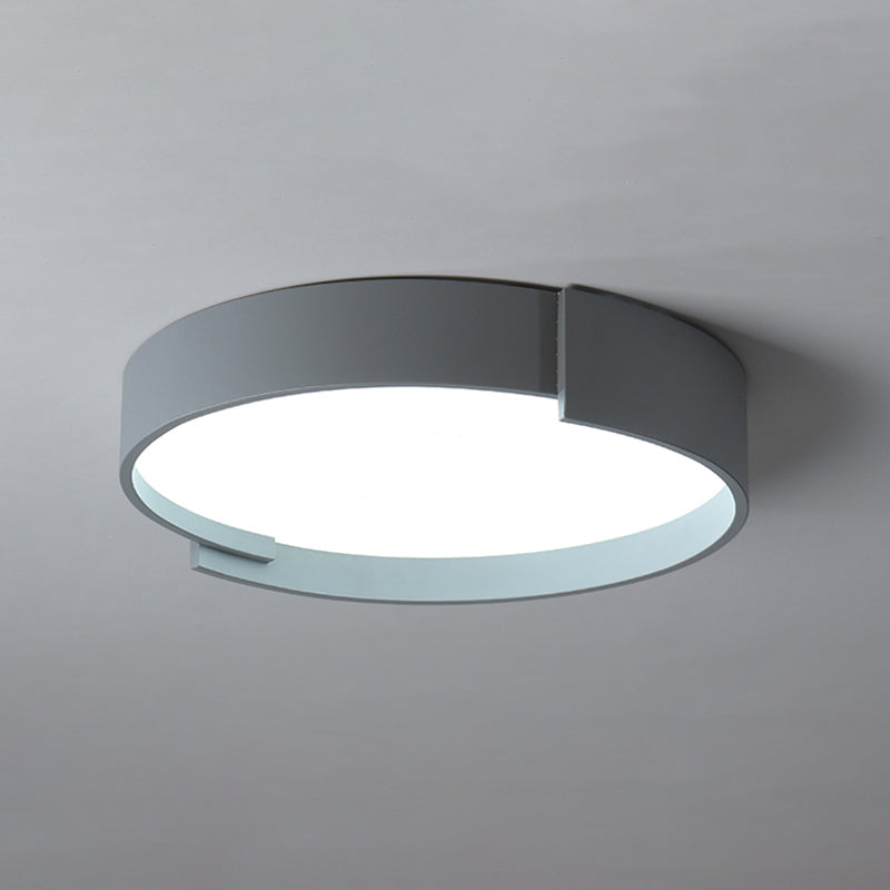 Arisha Plafonnier Rond Moderne, Métal/Acrylique, Blanc/Gris/Vert/Doré, Salon - Neutralighting