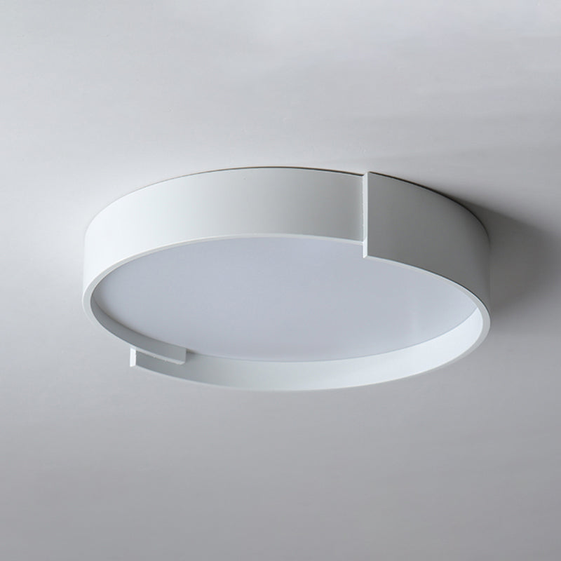 Arisha Plafonnier Rond Moderne, Métal/Acrylique, Blanc/Gris/Vert/Doré, Salon - Neutralighting