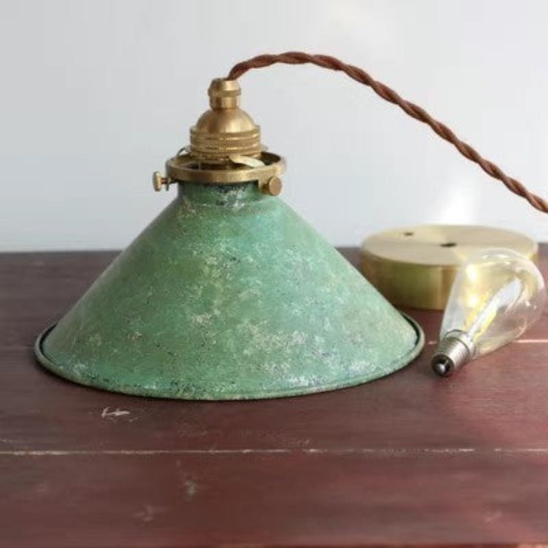 Silva Vintage Rustique LED Suspension Métal Bleu Cuisine Balcon - Neutralighting