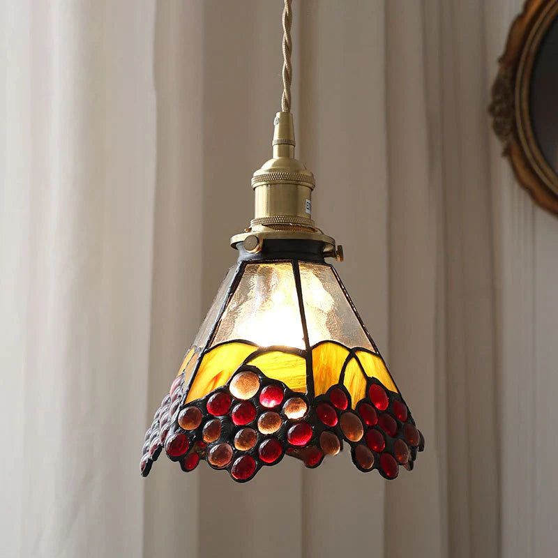 Tiffany Vintage Suspension Verre Chambre À Coucher/Salle À Manger - Neutralighting