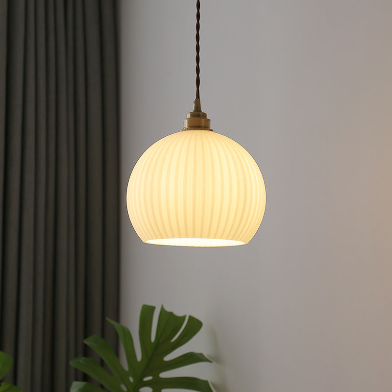 Valentina Minimaliste Sphère Métal/Verre LED Suspension Blanc/Transparent - Neutralighting