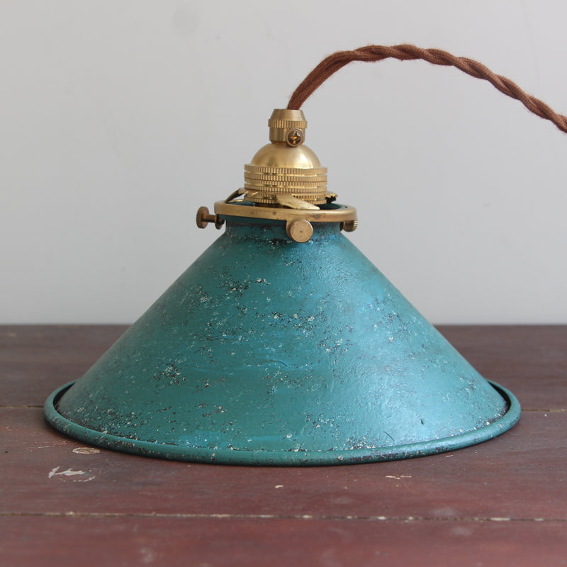 Silva Vintage Rustique LED Suspension Métal Bleu Cuisine Balcon - Neutralighting