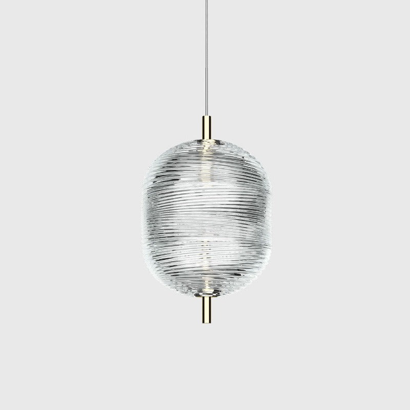 Valentina Suspension Globe Moderne, Verre/Métal, Noir/Or, Chambre - Neutralighting