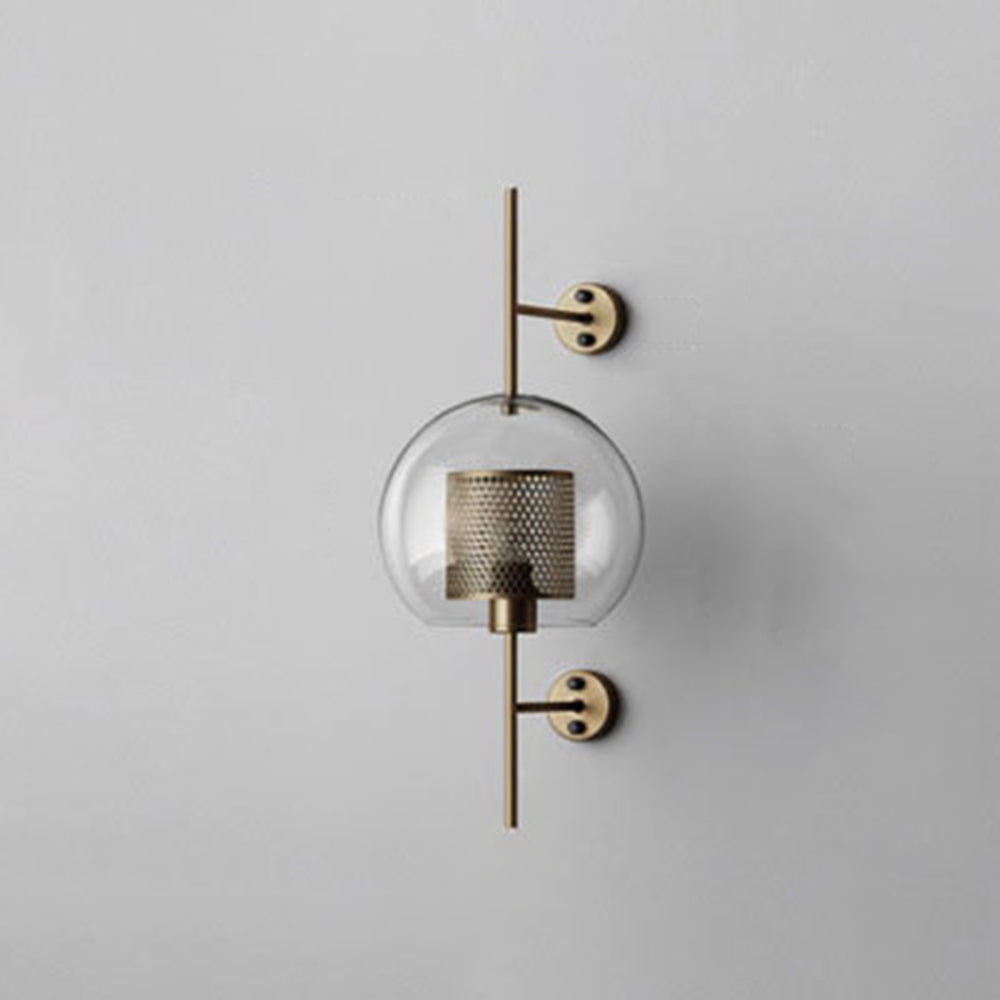 Kiri Applique Murale Globe Vintage Cuivre/Argent. Salle de Bain - Neutralighting
