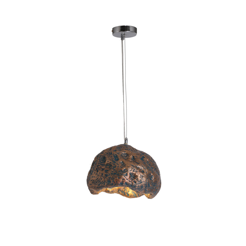 Avi Suspension Irrégulier Naturelle, Résine/Acrylique, Bois/Gris/Laiton, Chambre - Neutralighting