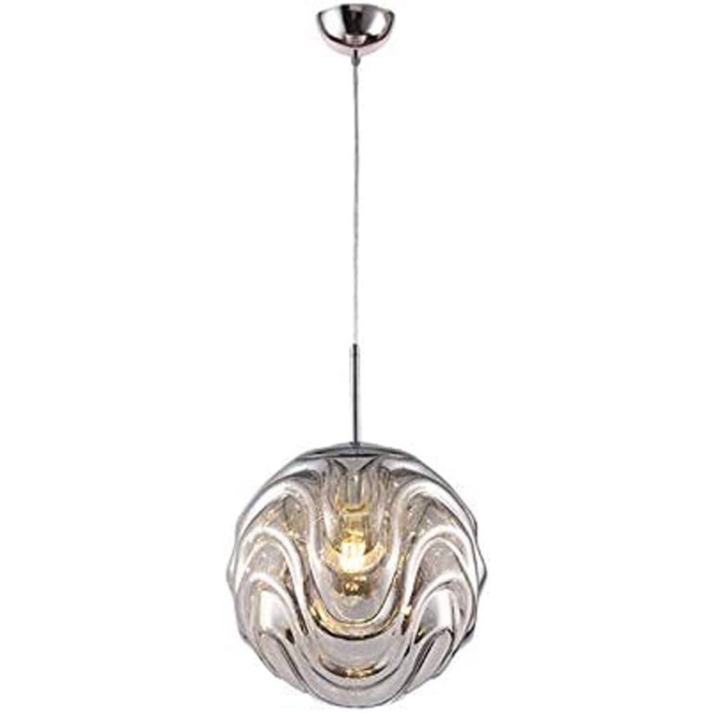 Valentina Moderne Sphère Suspension Verre Or/Noir Salle à manger - Neutralighting