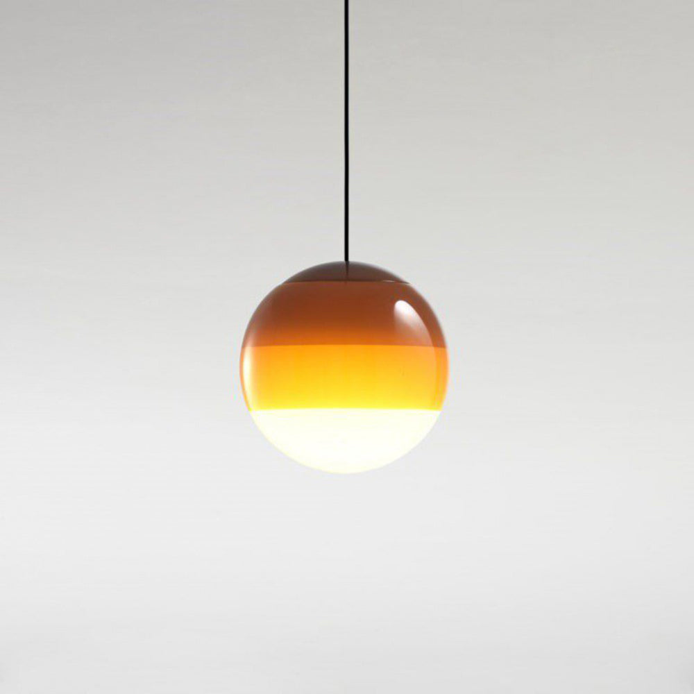 Edith Suspension Bulle Moderne Verre. Noir/Gris/Bleu/Rose. Salon - Neutralighting