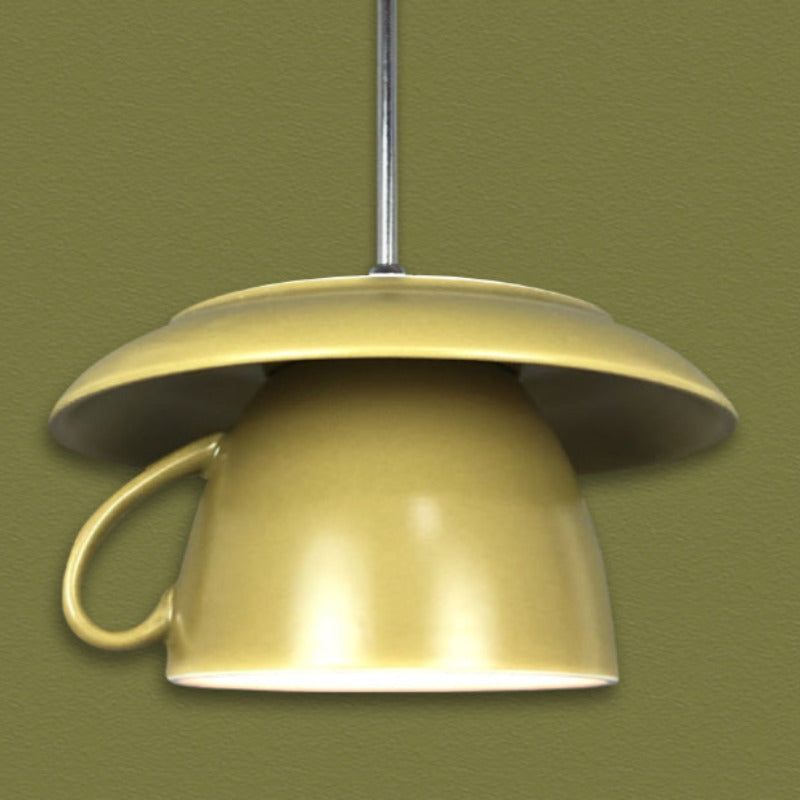 Valentina Pop Art Tasse Céramique LED Suspension Chambre à Coucher