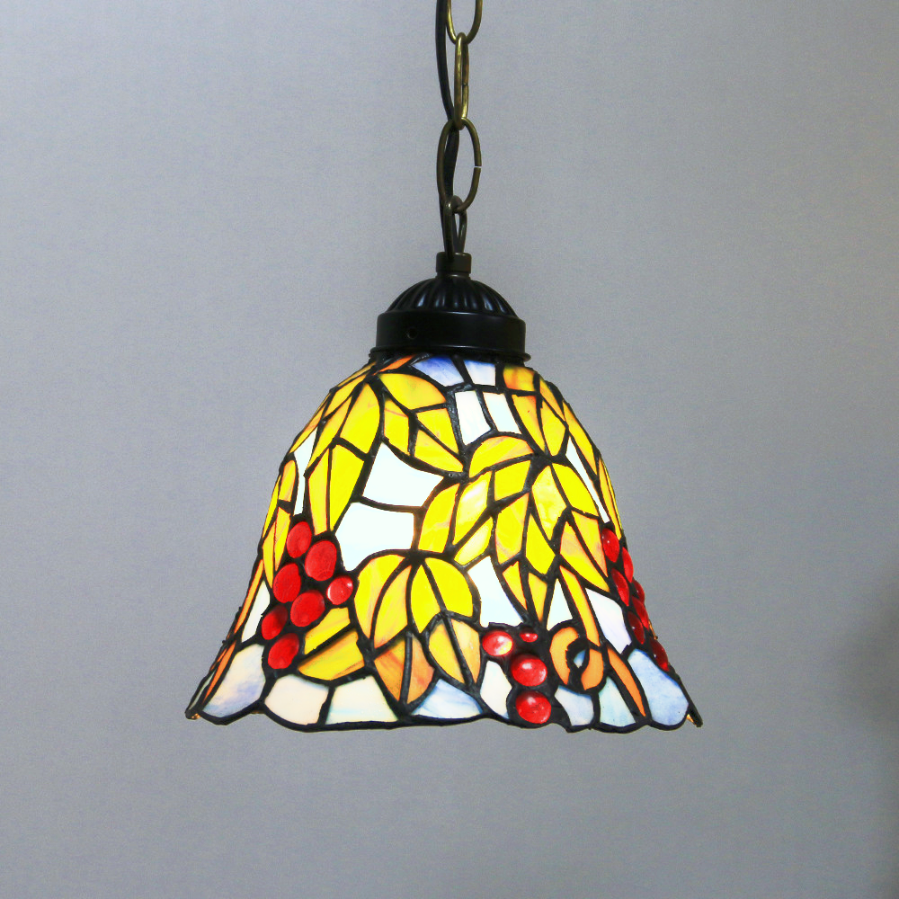 Tiffany Cottage LED Suspension Métal Verre Chambre À Coucher/Salon - Neutralighting