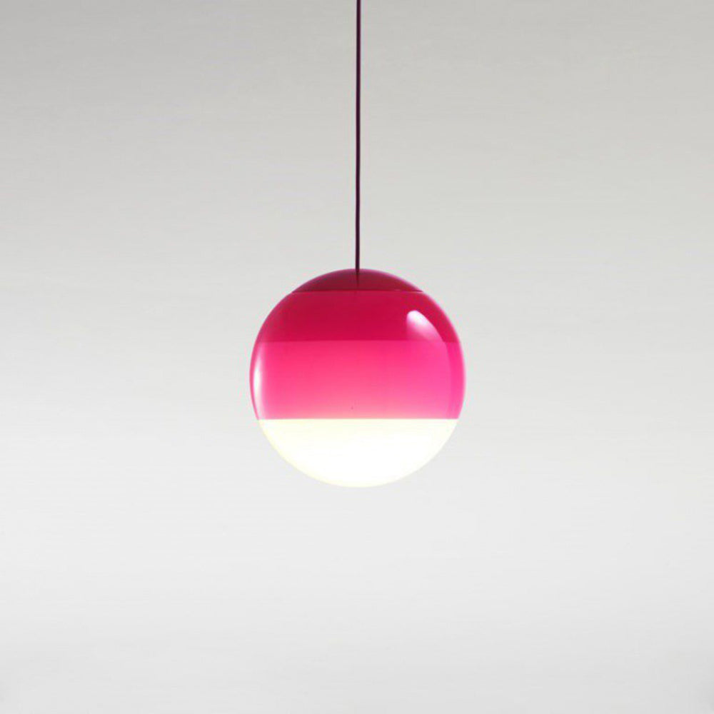Edith Suspension Bulle Moderne Verre. Noir/Gris/Bleu/Rose. Salon - Neutralighting