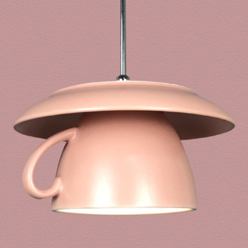 Valentina Pop Art Tasse Céramique LED Suspension Chambre à Coucher