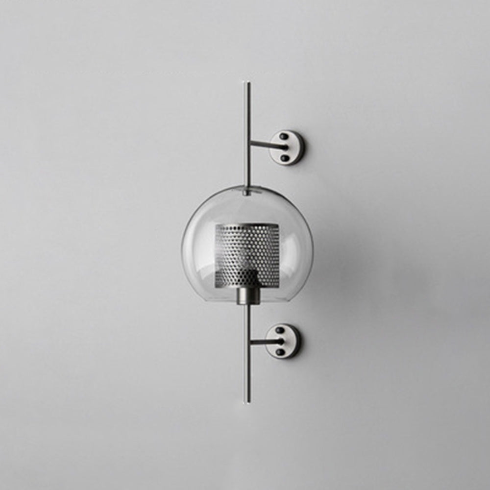 Kiri Applique Murale Globe Vintage Cuivre/Argent. Salle de Bain - Neutralighting