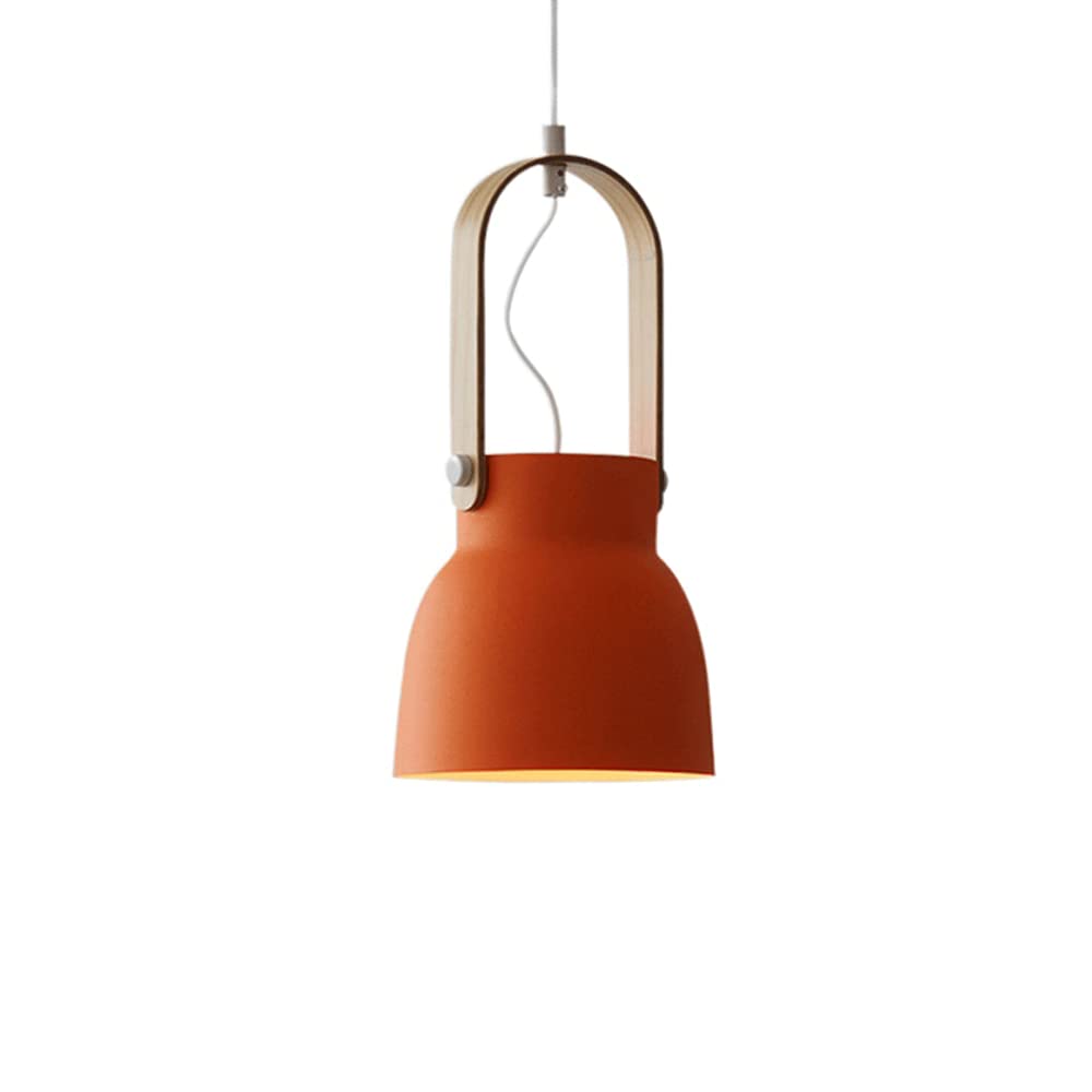 Valentina Vintage Suspension Noir/Orange Métal/Bois Chambre à coucher - Neutralighting