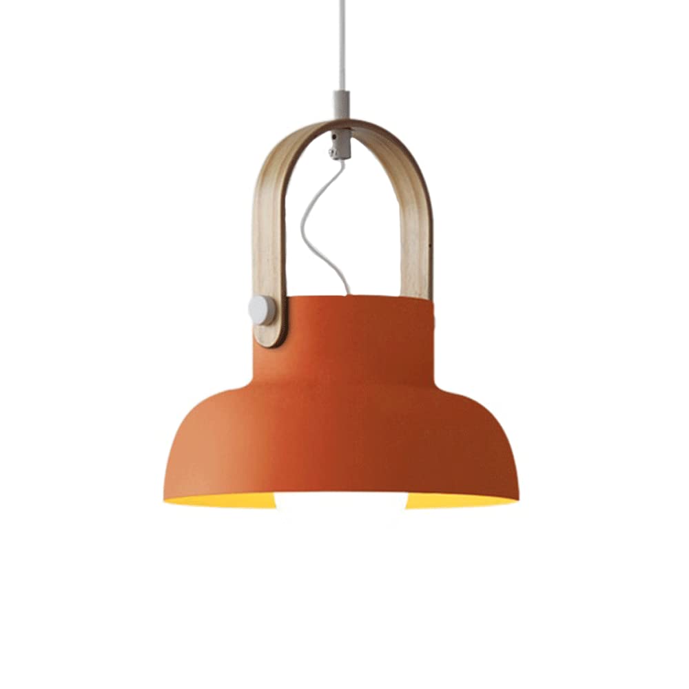 Valentina Vintage Suspension Noir/Orange Métal/Bois Chambre à coucher - Neutralighting